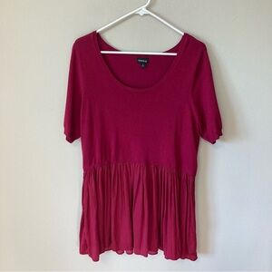 Torrid Mixed Media Blouse 2